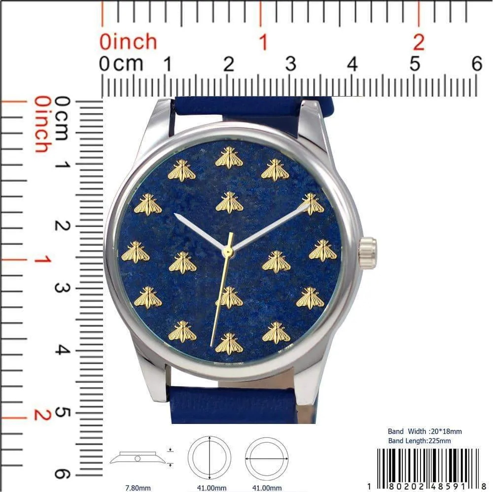 4859 - Vegan Leather Band Watch