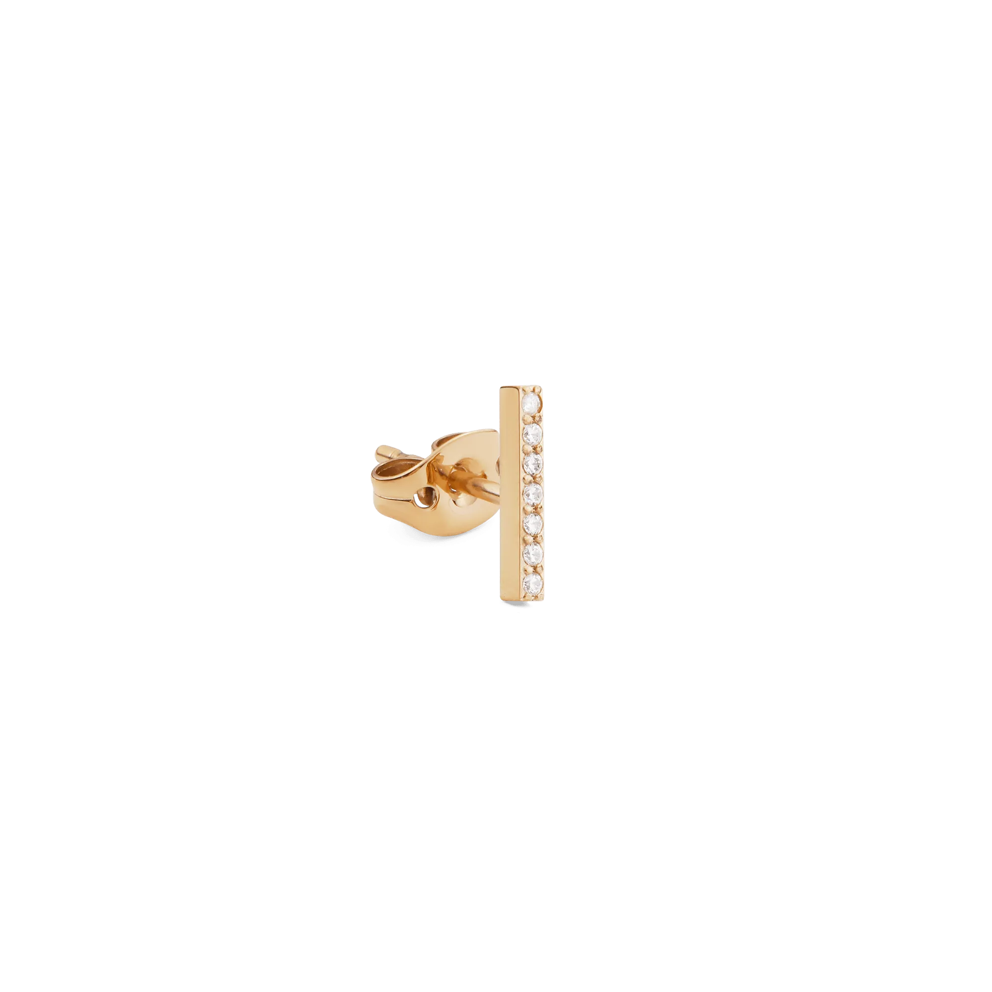Daniel Wellington Crystal Bar Stud Gold