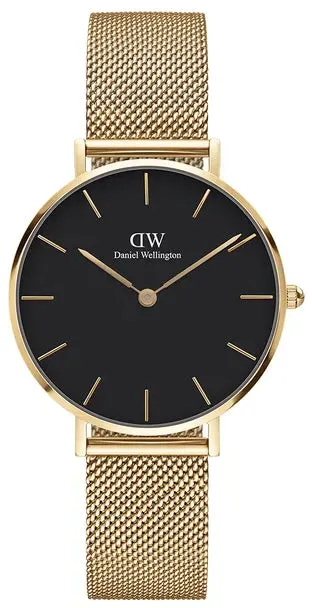 Daniel Wellington Watch Petite Evergold Black 32mm