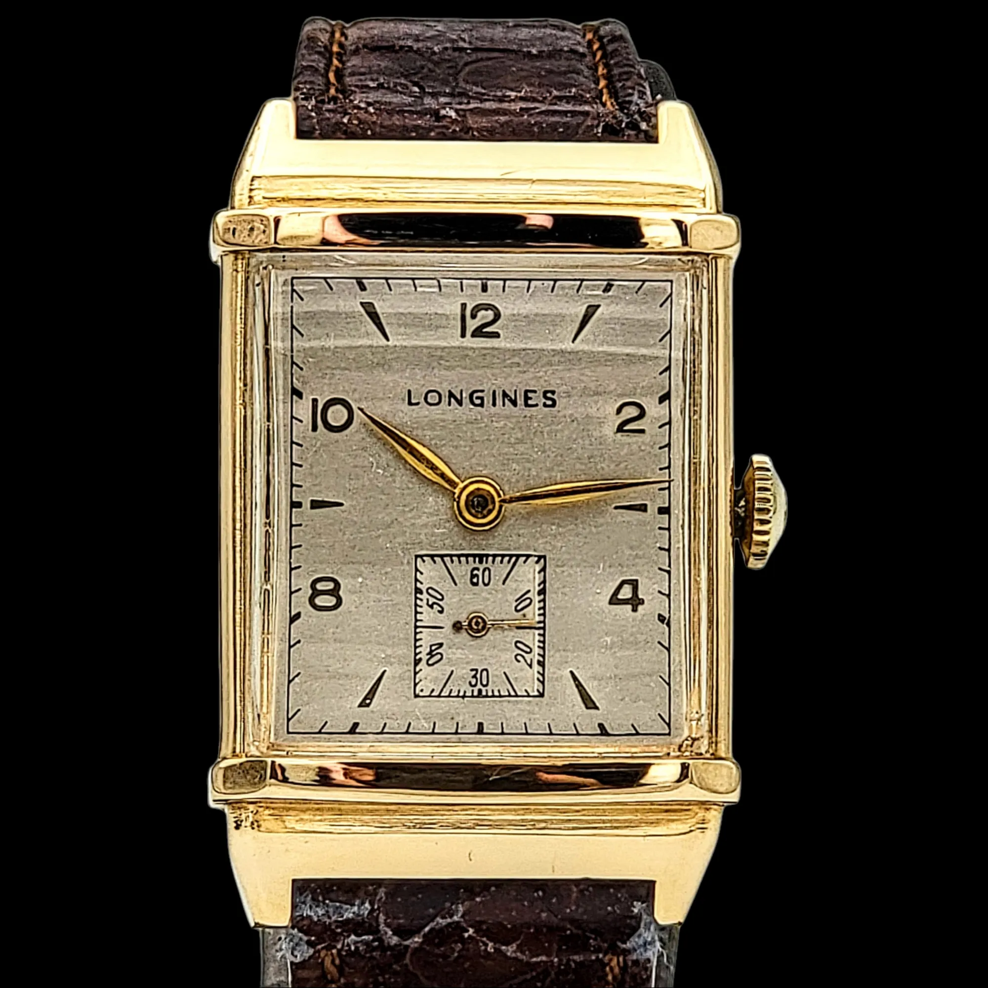 LONGINES 14K Solid Gold Watch Cal. 9L Swiss 1947