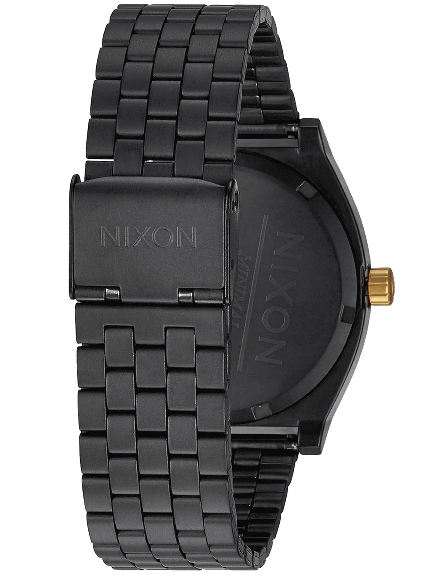 Time Teller Matte Black/Gold Watch